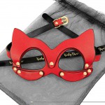 Katten Masker Rood Goud